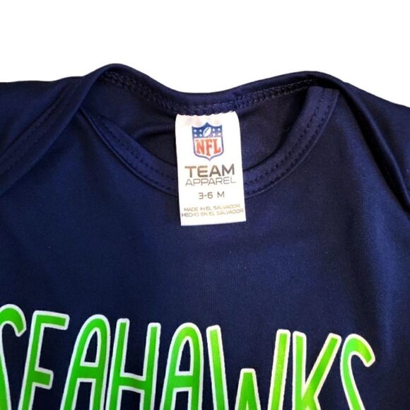 LN NFL TEAM APPAREL SEAHAWKS SZ. 3-6 MONTHS - Picture 4 of 4